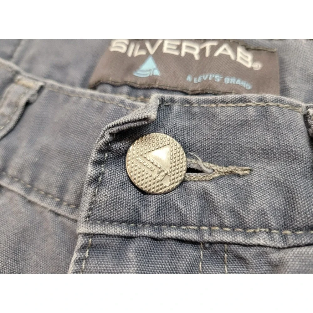 Levis‎ Silvertab Shorts Mens 31 Blue Chino Casual Streetwear Skater Hong Kong